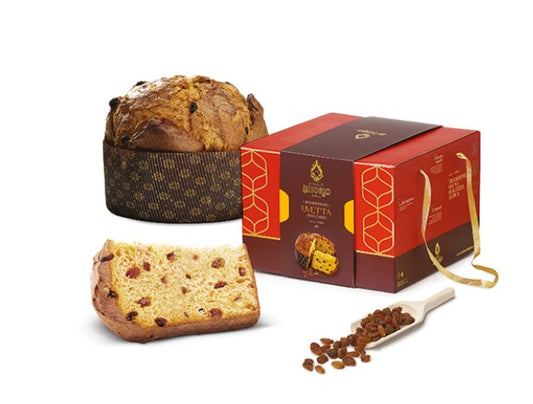 PANETTONE ARTIGIANALE CLASSICO UVETTA SENZA CANDITI 750g